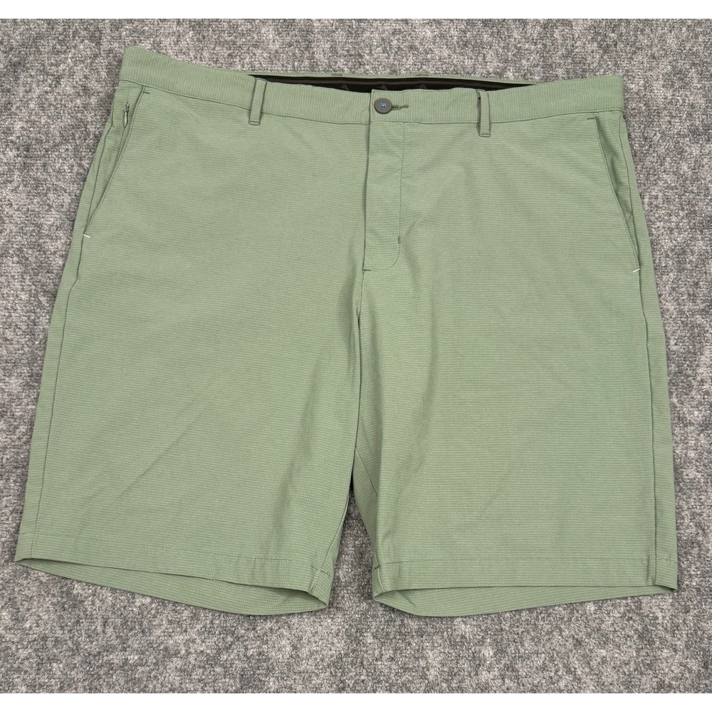 Tommy Bahama Chip Shot Shorts 42x10 Green Performance Golf Stretch Marlin Mens